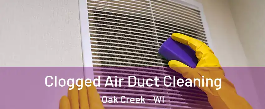  Clogged Air Duct Cleaning Oak Creek - WI