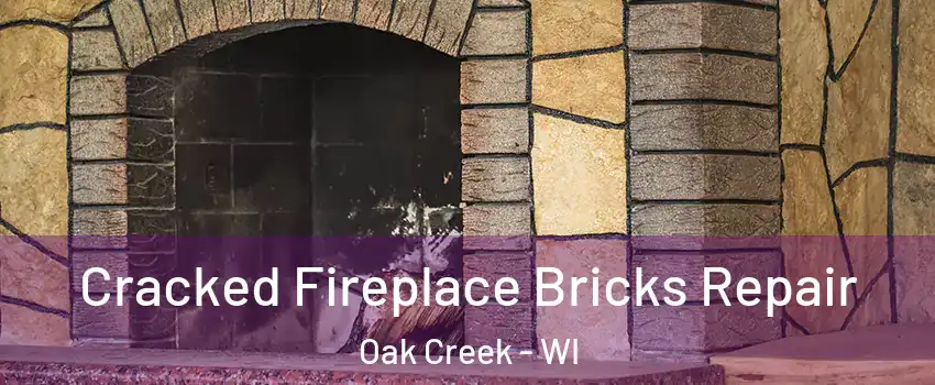  Cracked Fireplace Bricks Repair Oak Creek - WI