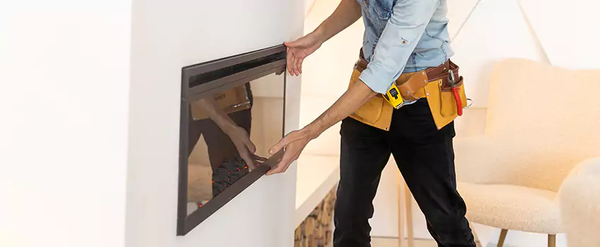 Metal Fireplace Installation in Oak Creek, Wisconsin
