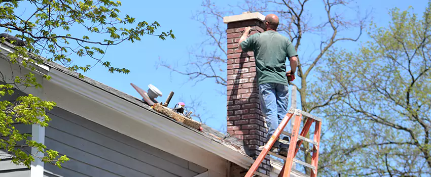 Vinyl and PVC Chimney Flashing Installation in Oak Creek, WI