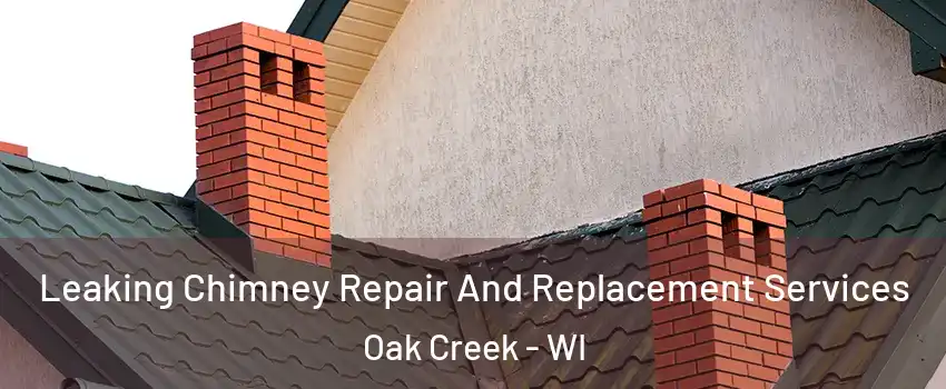  Leaking Chimney Repair And Replacement Services Oak Creek - WI